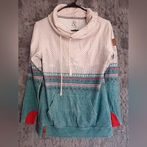 AMPERSAND AVE Cowl Neck Sweater